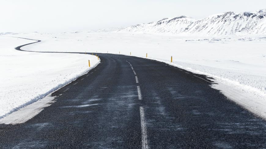 Snowy road