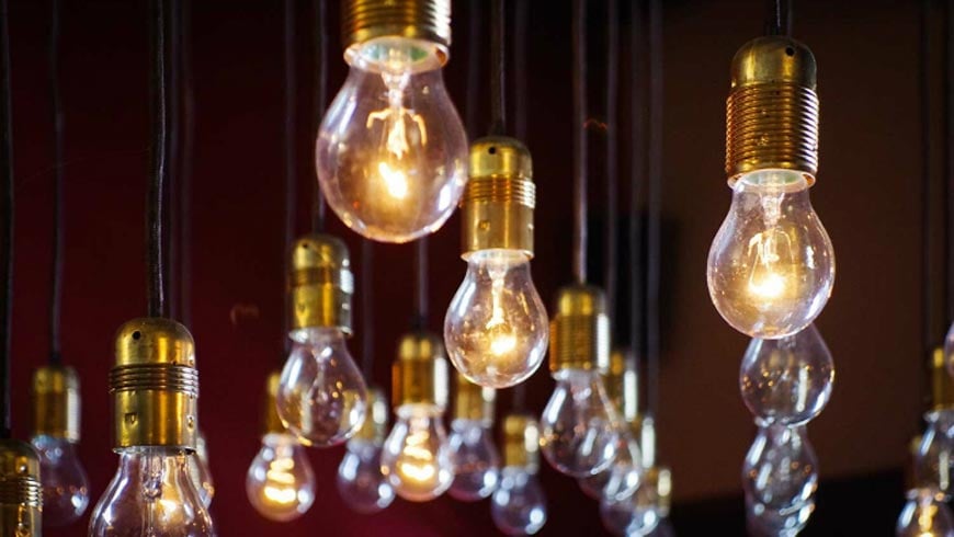 Are you in idea debt? A number of light bulbs.